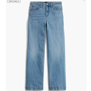 J.Crew 24 Classic wide-leg jean in all-day stretch